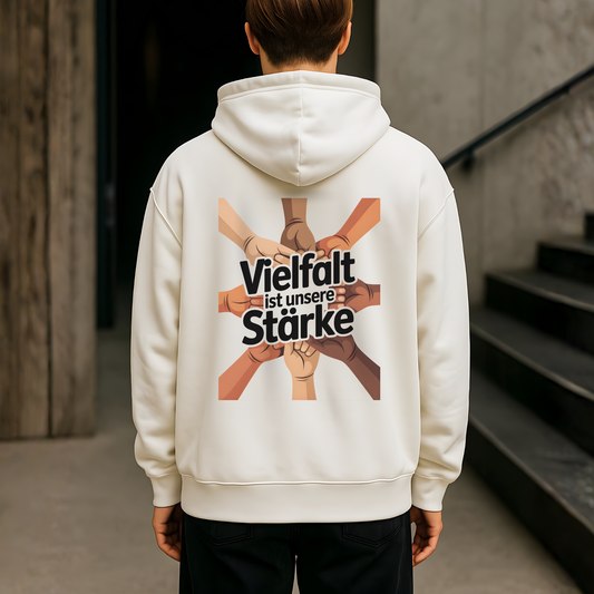 Vielfalt ist unsere Stärke - Oversized Hoodie