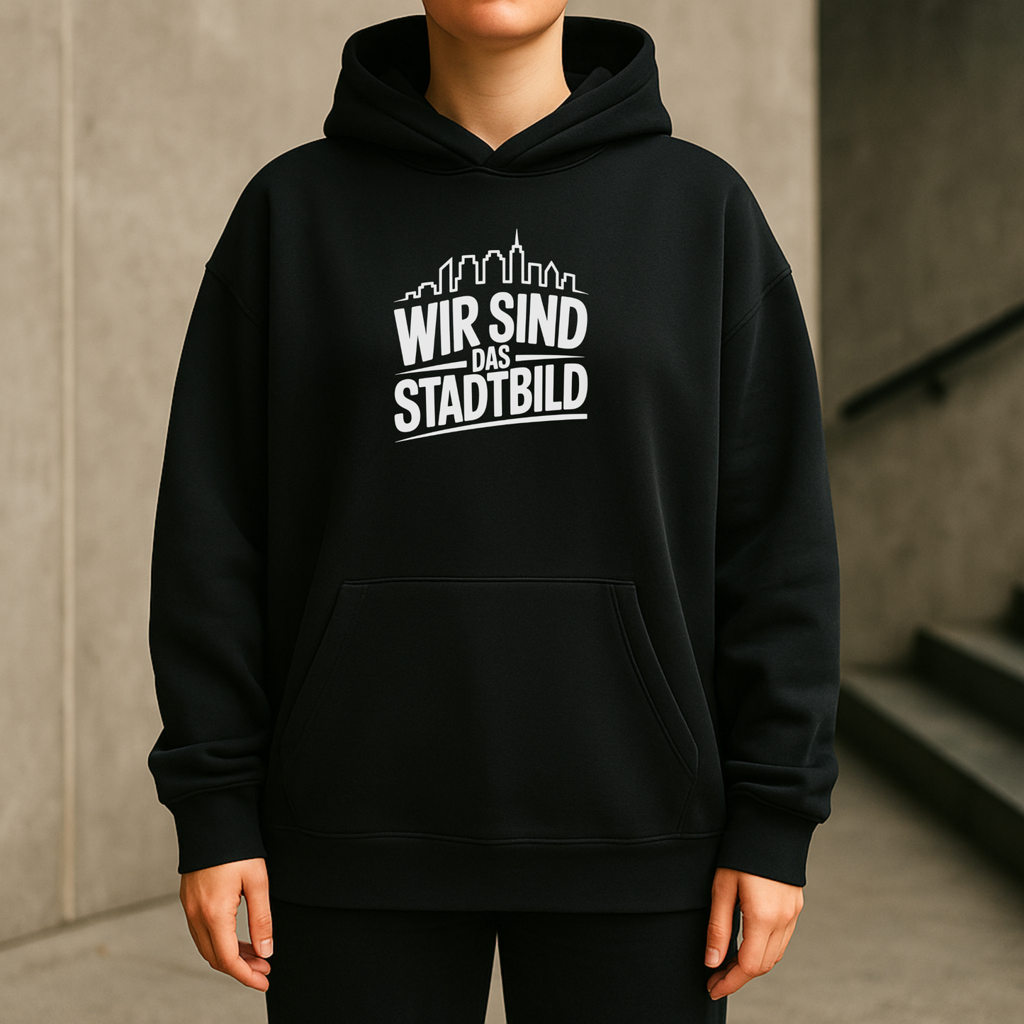 Wir sind das Stadtbild - Oversized Hoodie