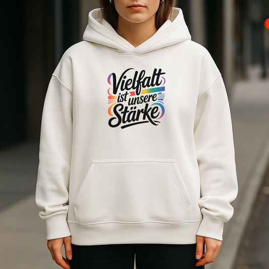 Vielfalt ist unsere Stärke - Oversized Hoodie