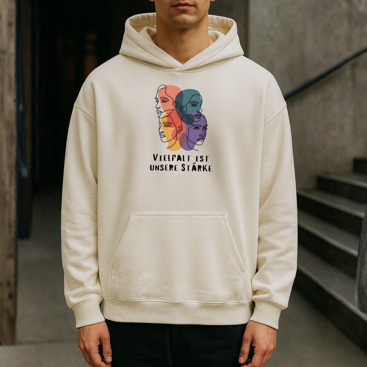 Vielfalt ist unsere Stärke - Oversized Hoodie